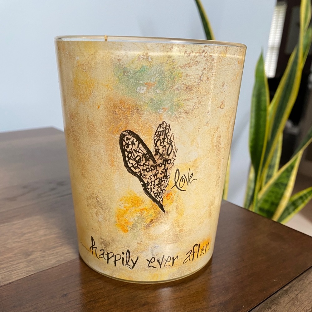 Glass Candle Holder